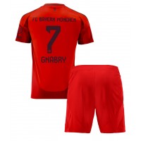 Echipament fotbal Bayern Munich Serge Gnabry #7 Tricou Acasa 2024-25 pentru copii maneca scurta (+ Pantaloni scurti)